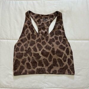 Aerie Real Me racer back long-line sports bra